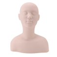 thumbnail image 2 of Mannequin Head with Shoulders Soft PVC Mannequin Head Shoulder Model Lifelike Display Manikin Head Bust for Makeup Massage Acupuncture, 2 of 4