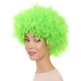 thumbnail image 6 of HPO Unisex Clown Wig – Jumbo Curly Super Size Party & Halloween Costume Wig | Premium Breathable Capless Cap, 6 of 25