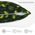 thumbnail image 5 of Bingfone Green Branch Olive Linen Throw Pillow Covers Cushion Case Pocket Button Vintage Farmhouse Pillowcase for Sofa Couch Bed 20"x20", 5 of 9