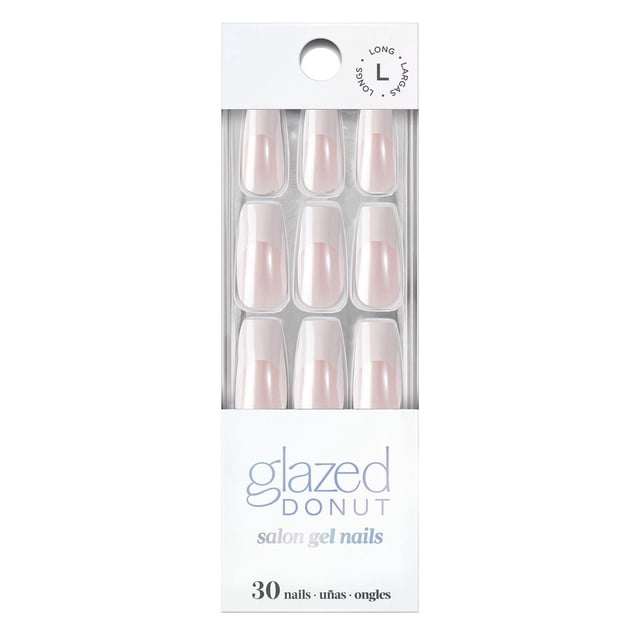 DASHING DIVA - GEL NAIL - GLAZED DONUT - FRENCH GLAZE-SQUARE