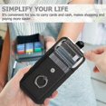thumbnail image 5 of Compatible For iPhone 17 Pro Max Case with Ring Kickstand Drawing Type Card Slots Leather Back Cover_c*, 5 of 5