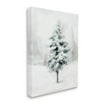 thumbnail image 3 of Wintery Snow Tree Scene Holiday Graphic Art Gallery Wrapped Canvas Print Wall Art, 3 of 7