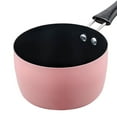thumbnail image 5 of 1 Pc Saucepan Butter Warmer Milk Boiling Milk Pan Soup Pot Sauce Pan, Milk Pot, Multifunctional Thickened Small Saucepan Sauce Pan for Gas Camping, Cooking RV Travel, 3.54x3.94x2.17 Inch, Pink, 5 of 5