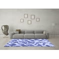 thumbnail image 3 of Ahgly Company Indoor Rectangle Abstract Blue Modern Area Rugs, 5' x 7', 3 of 4