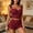 Wine, variant on FRSASU 2 Piece Pajama Set for Women Ruffle Strap Ruched Sleeveless Ribbed Knit Cami Top and Ruffle Shorts Summer Loungewear Pink-A