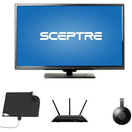 Sceptre 50; 1080p LED HDTV, Choice of Apple TV, Roku, or Chromecast, NETGEAR