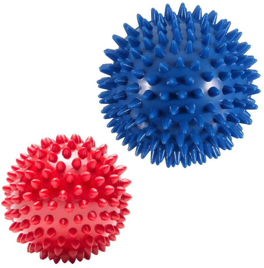 Massage Ball Spiky Foot Massager Back Muscle Roller All Body Deep Tissue Trigger Point Therapeutic Massaging Exercise Roller Yoga Balls Physical Therapy Equipment