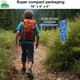 thumbnail image 5 of KidzAdventure Tienda de campaña para niños 2 en 1 para acampar/tienda de campaña interior para niños | PU1500 Tienda de campaña impermeable para mochileros para 1 o 2 personas | Tiendas de campaña ult, 5 of 5