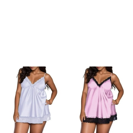 Wijhcboe 2 Pack Lingerie Sheer Bras for Women Sexy Front Closure Nightdress Lace Size Sexy Long Sleeve Lingerie for Women Sleepwear Underwear Kimono Lace Robes for Women Sexy Lingerie for Women Set