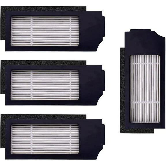 Neutop Replacement Filters Compatible with ECOVACS Deebot N20 Series, X1 Plus, X1 Turbo, X1 Omni, T10 Plus, 4-Pack