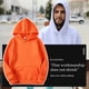 thumbnail image 5 of Sudadera con capucha Sudadera con capucha unisex de algodón Sudadera con capucha que absorbe el sudor Sudadera con capucha, naranja, S Speravity AP000776-11, 5 of 7
