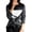 Black_001, variant on Womens Crewneck Sweatshirt Warm Elegant Pullover Print Comfortable Long Sleeve Knitted Casual Top Sweatshirts for Women