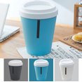 thumbnail image 2 of Trash Bin Mini Plastic Creative Trash Can Garbage Can with Lid for Desk, 2 of 10