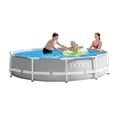 thumbnail image 3 of Intex 10' x 30" Prism Frame Above Ground Swimming Pool and Maintenance Kit, 3 of 12
