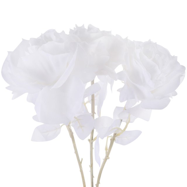 3PCS Halloween Simulación Rose Decorativo Disparo Prop Boda Adorno para el hogar