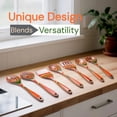 thumbnail image 6 of 7-pcs Kitchen Utensils Set -pakkawood Wooden Spoons For Cooking  Heat-resistant Utensil Non-stick Spoon Apartment Home & Gift, 6 of 7
