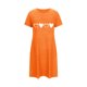 thumbnail image 5 of Camisón corto de talla grande para mujer, camisón de manga corta con estampado de pecho a la moda, camisón para mujer, 5 of 5