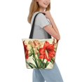 thumbnail image 2 of Uemuo Vibrant Amaryllis Flowers Print Tote Bags for Women,Large Capacity Corduroy Bag,Reusable Grocery Shoulder Bag,Beach Tote with Zipper Closure, Daily Essentials, 2 of 7