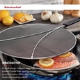 thumbnail image 2 of Kitchenaid Gourmet Odor Absorb Splatter Screen in Black, 2 of 7