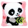 thumbnail image 1 of GEX DIY Latch Hook Kit Needlecrafts Gift Rug Cushion Cover Cute 16''by16'', 1 of 5