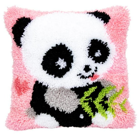 GEX DIY Latch Hook Kit Needlecrafts Gift Rug Cushion Cover Cute 16''by16''
