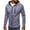 Blue, variant on 2021 New Men's Hoody Zipper Slim Hoodies Sweatshirts Pullover Coat Jacket