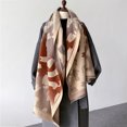 thumbnail image 5 of Nueva bufanda cálida de invierno para mujer, bufandas con estampado de gato de dibujos animados degradado, chales gruesos para estudiantes, bufandas a prueba de viento y frío, manta Echarpe, 5 of 5