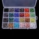 thumbnail image 5 of 1200Pcs de Cristal de 6 Mm para Joyas Surtido de Abalorios Espaciadores Facetados de Color Caja de Contenedor, 5 of 9