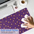 thumbnail image 4 of Long Mouse Pads for Desk,Purple Sun Star Swirl Pattern Desk Mats on Top Of Desks, Desk Mouse Pad Extra Large with 3mm Non-Slip Base and Stitched Edge for Gaming,Office,Work,Home 31.5"x15.7", 4 of 6