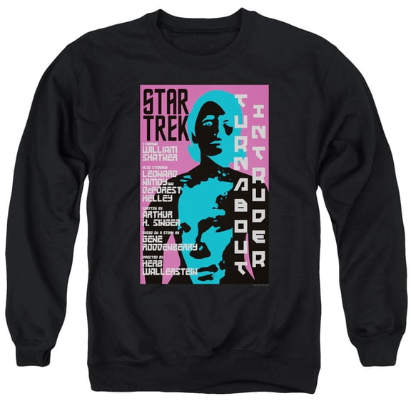 Star Trek Tos Episode 79 Adult Crewneck Sweatshirt Black