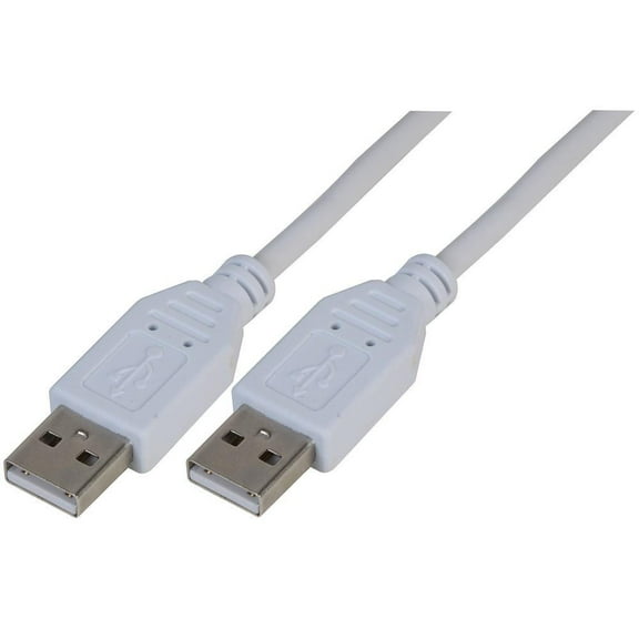 PRO SIGNAL - Lead, USB2.0 A Male to A Male, White 5m