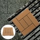 thumbnail image 5 of Baldosas entrelazadas para terraza: baldosas de exterior de 30,5 x 30,5 x 2 cm para terrazas de bricolaje. Suelo resistente a la intemperie para balcones, porches y patios., 5 of 6