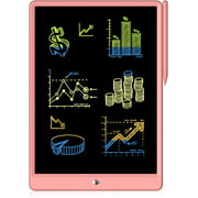 Richgv LCD Writing Tablet, 13.5 Inches Writing Doodle Board Electronic Digital Writing Pad for Kids and Adults at Home, School, Office, Notebook, Graphic board, Drawing pad 13.5" Pink