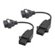 thumbnail image 2 of BOROCO Cable De Diagnóstico OBD2, 2 Piezas Cable De Diagnóstico OBD2 De 8 Pines A 16 Pines Reemplazo Portátil Ligero Compacto Flexible para Camiones, 2 of 5