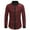 Red, variant on safuny Men's Fashion Shiny Pullovers Long Sleeve Tees Button Workout Slim Stylish Party Tops Big&Tall Casual Business Evening Turn Down Collar Suit Shirts Gold L