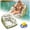 Green, variant on 3-in-1 Inflatable Pool Lounge Chair,Adult Water Sofa Float with Cup,U-Shaped Water Inflatable Floating,Holder Blow up Floating Hammock Pool Noodles,for Parties Lake Summer Vacation