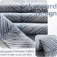 thumbnail image 4 of Cortinas Jinchan 244x127 cm Jacquard Azul Opacas, 4 of 9