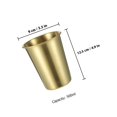 thumbnail image 2 of WASHWEPE 4Ud Vasos Dorados De Acero Inoxidable Duraderos Y Livianos Para Bebidas En Eventos Sociales, 2 of 8