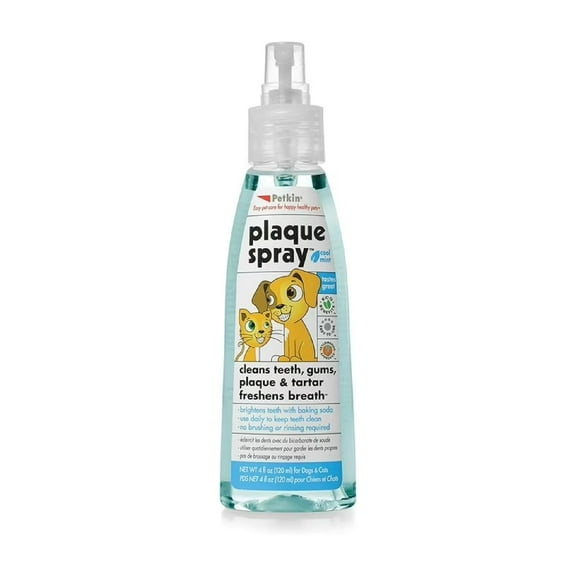 Petkin Petkin Plaque Spray, 4-Ounce Blue Standard
