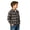 Black, variant on BLVB Boys Girls Plaid Button down Shirts Toddler Kids Long Sleeve Casual Western Shirts with Chest Pocket 2-15 Years(Red,14-15Years)