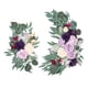 thumbnail image 3 of 2 piezas de flores de arco de boda, rosas artificiales, guirnalda de hojas verdes de granja D, 3 of 9