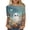 A133 Multicolor, variant on Xdegoge Women's Magic Spellbook Graphic Tees Halloween Shirts 3/4 Sleeve Crewneck Casual Fall Tops Starlight Witch Print Comfortable Pullover for Autumn Festival Wear