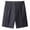 Dark Gray, variant on IROINNID Bermuda Shorts for Men Solid Color Five-point Pants Suit Shorts Have Pockets Button Pants,Black