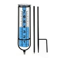 thumbnail image 1 of Pluviómetro de tubo de vidrio de 7 pulgadas de capacidad para medir la precipitación del agua en el jardín, 1 of 8