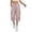 Pink, variant on LEAVINGSUO Cargo Pants Women Solid Color Casual Straight Leg Stretch Waistband Pocket Workwear Capri Pants Black S