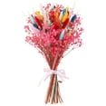 thumbnail image 2 of Pink Pampas Dried Flower Bouquet, Colorful Pampas Grass Floral Arrangement, Vibrant Mixed Bouquet for Home Decor, Table Centerpiece, Wedding Decoration, DIY Vase Display, 2 of 6