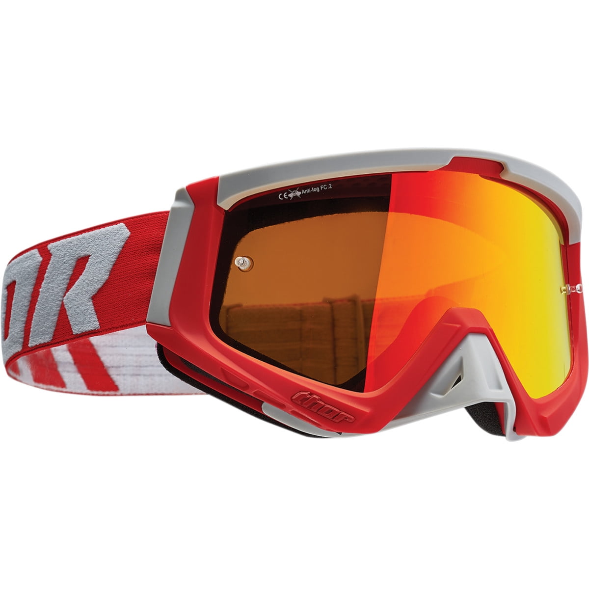 Inconnu 50200-203-02_Rouge Motocross/Cycling Goggles One size red 