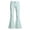 76Mint Green1253, variant on CAIVO Girls Casual Solid Color Flare Leg Pants For Kids Easy Comfort Everyday Wear Relaxed Fit Versatile Trousers
