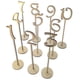 thumbnail image 5 of Números de mesa, Tarjetas para números de mesa, Decoración, Tarjeteros rústicos, Números de mesa 10 Uds dorado, 5 of 9