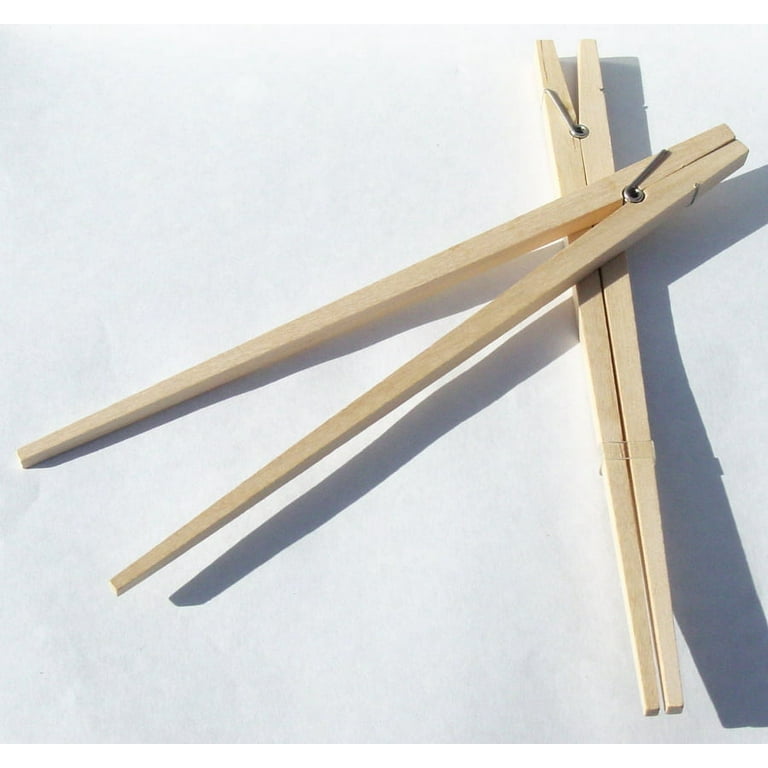 Kikkerland Wooden Chopstick Learn Eat Sushi Japanese Chinese